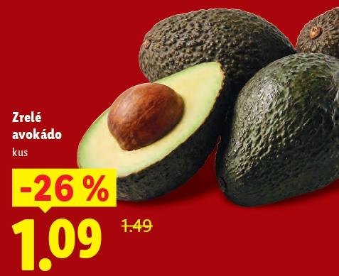 Zrelé avokádo