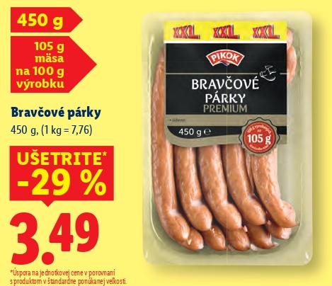 Bravčové párky