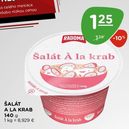 Šalát À la krab