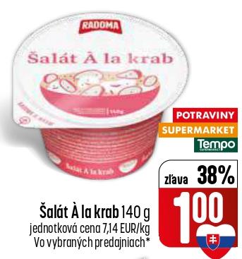 Šalát À la krab