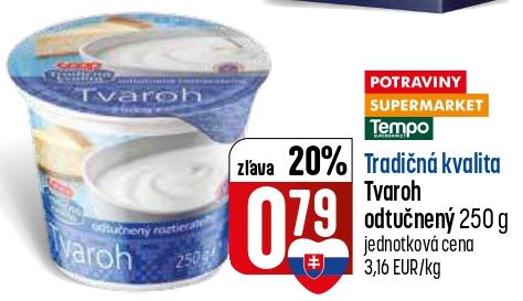 Tvaroh odtučnený