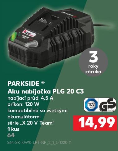 Aku nabíjačka PLG 20 C3
