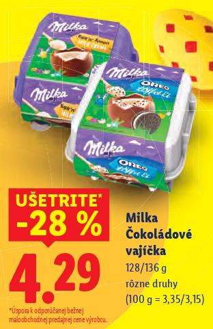čokoládové vajíčka