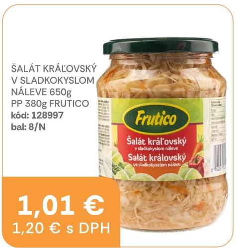 Šalát kráľovský v sladkokyslom náleve