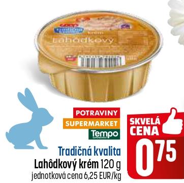 Lahôdkový krém