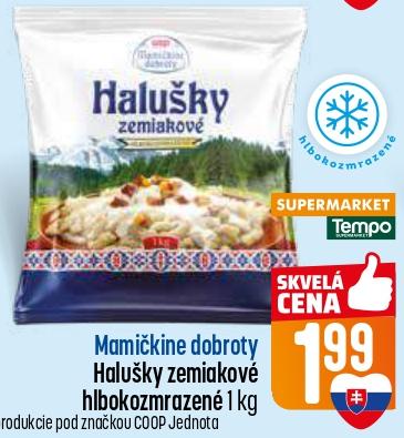 Halušky zemiakové