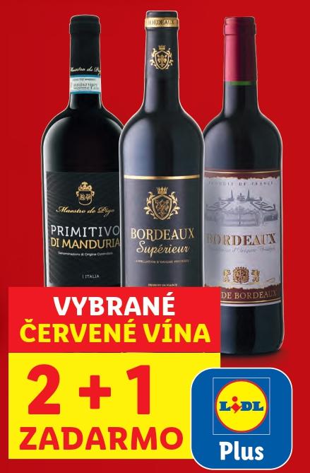 Vybrané červené vína
