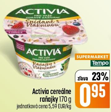 Activia cereálne raňajky