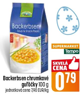 Backerbsen chrumkavé guľôčky
