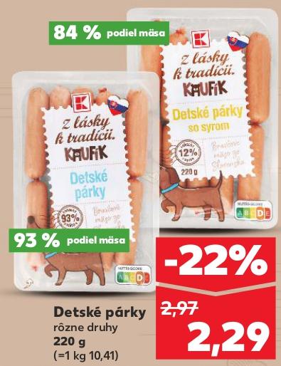 Detské párky