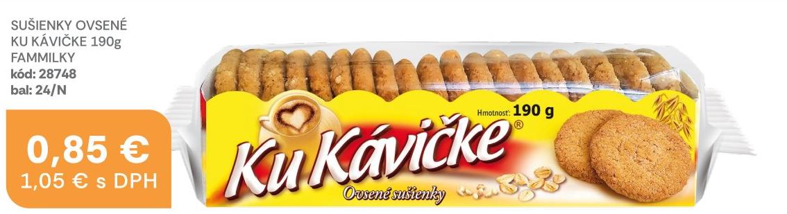 Sušienky ovsené Ku kávičke