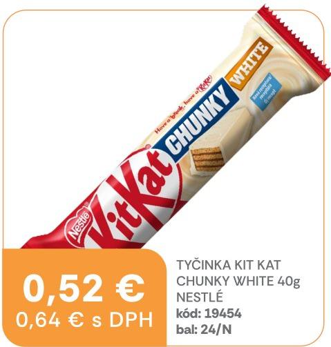 Tyčinka Kit Kat Chunky White