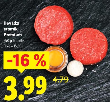 Hovädzí tatarák Premium