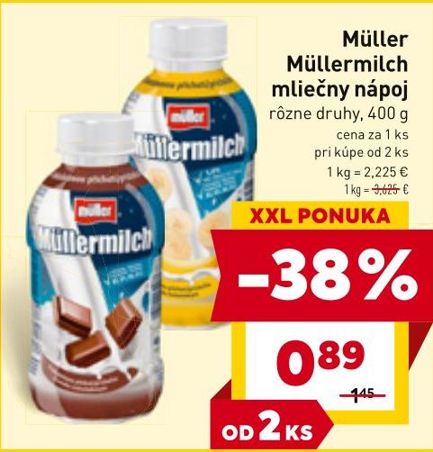 Müllermilch mliečny nápoj