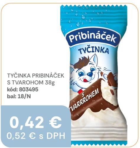 Tyčinka Pribináček s tvarohom