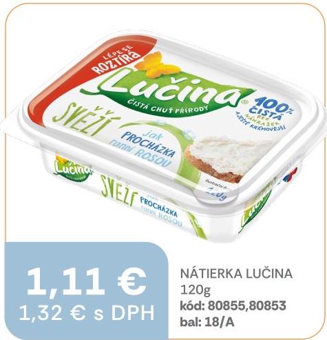 NÁTIERKA LUČINA