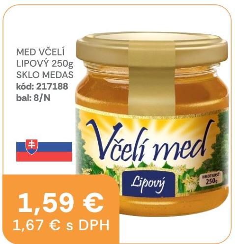 Med včelí lipový