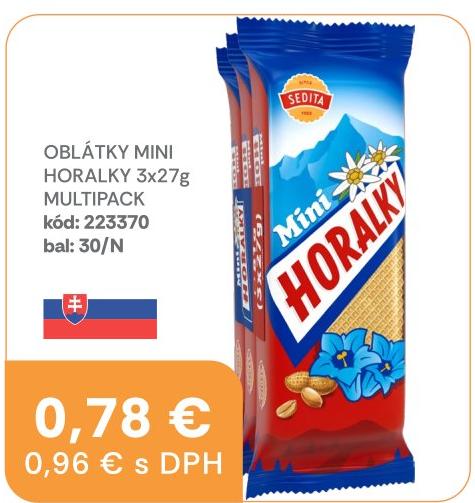 Oblátky Mini Horalky Multipack