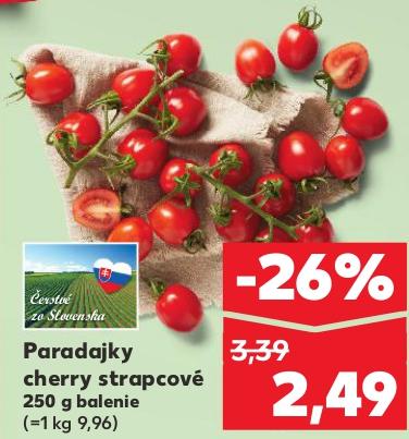 Paradajky cherry strapcové