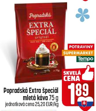 Extra špeciál mletá káva