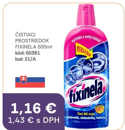 Čistiaci prostriedok Fixinela