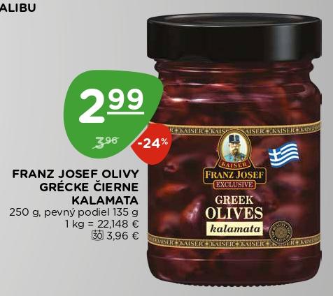 Olivy grécke čierne kalamata