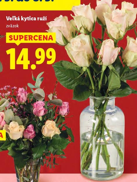 Veľká kytica ruží