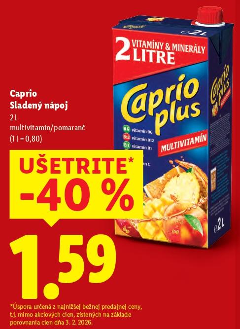 Caprio Sladený nápoj