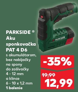 Aku sponkovačka PAT 4 D6
