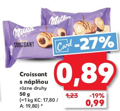 Croissant s náplňou