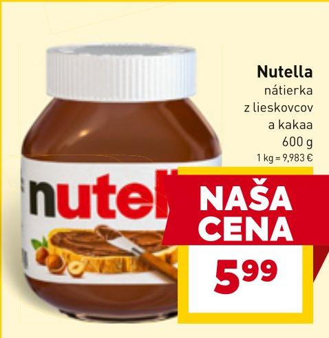 nátierka z lieskovcov a kakaa