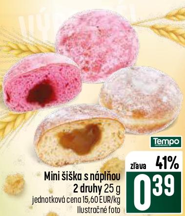Mini šiška s náplňou