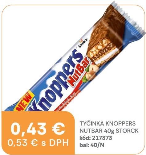 Tyčinka Knoppers NutBar
