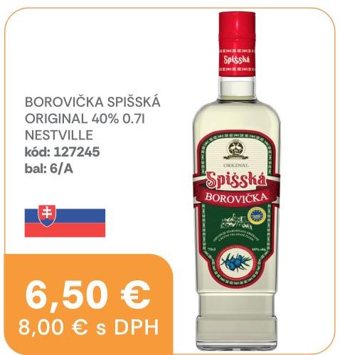 Borovička Spišská Original