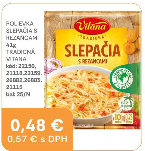 Polievka slepačia s rezancami