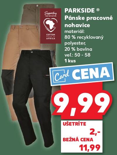 Pánske pracovné nohavice