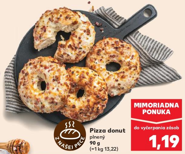 Pizza donut plnený