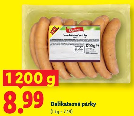 Delikatesné párky