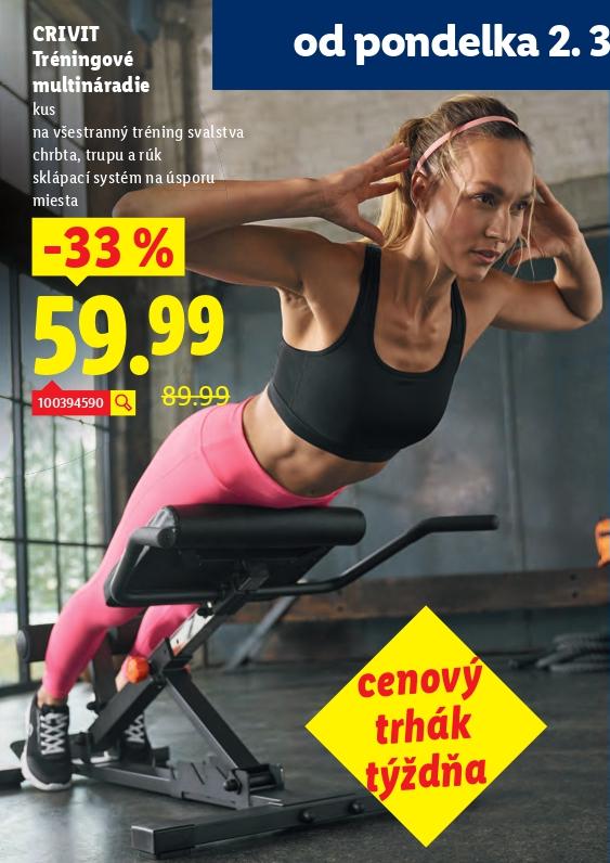 Tréningové multifunkčné náradie
