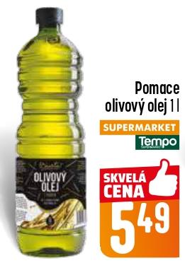 Pomace olivový olej 1 l