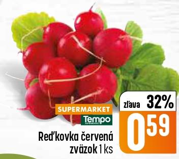 Reďkovka červená zväzok