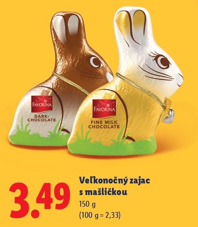 Veľkonočný zajac s mašličkou