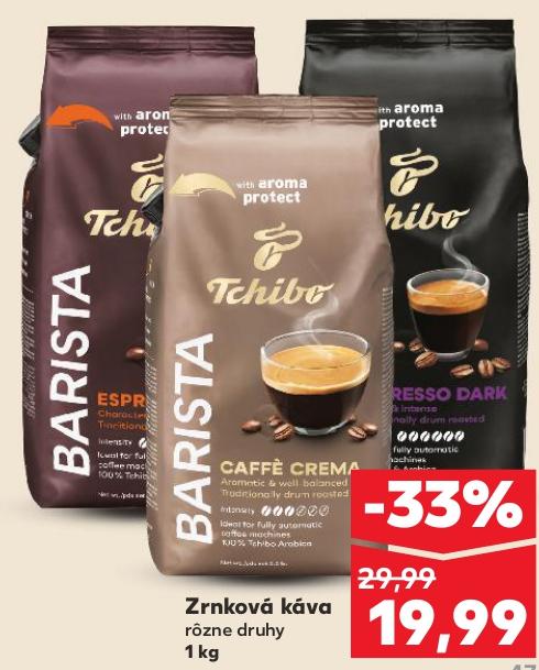 Barista zrnková káva