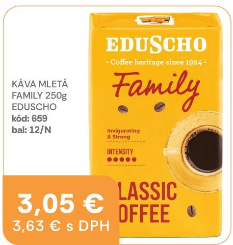 Káva mletá Family