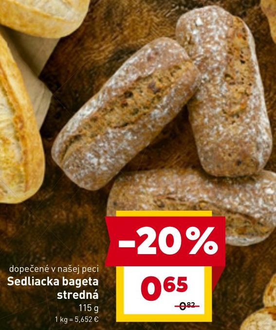 Sedliacka bageta stredná