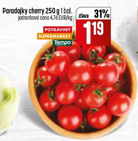 Paradajky cherry