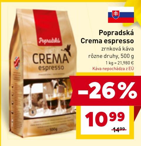 Crema espresso