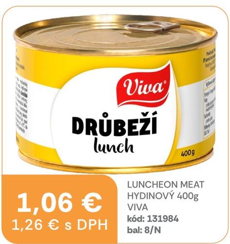Luncheon Meat hydinový