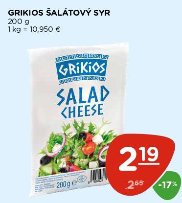 Grikios šalátový syr