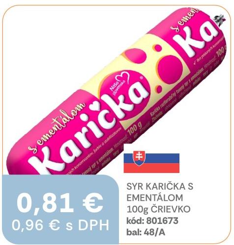 Syr Karička s ementálom